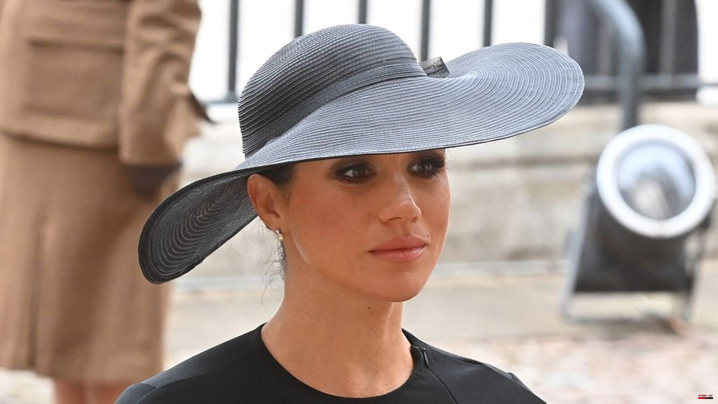 Duchess Meghan: With special jewelry at Queen's funeral