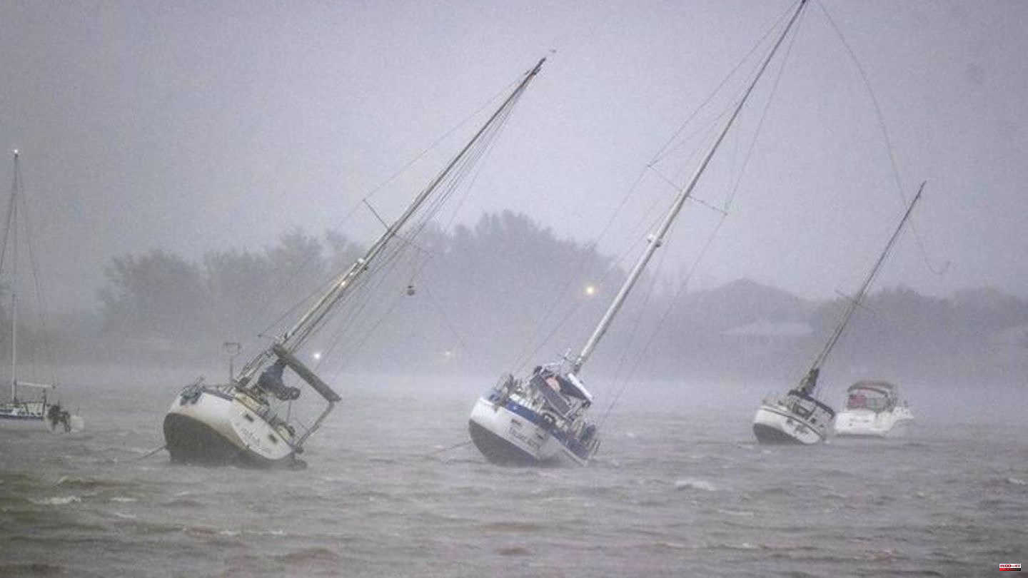 Climate: Storm surges and wind: Hurricane "Ian" hits Florida
