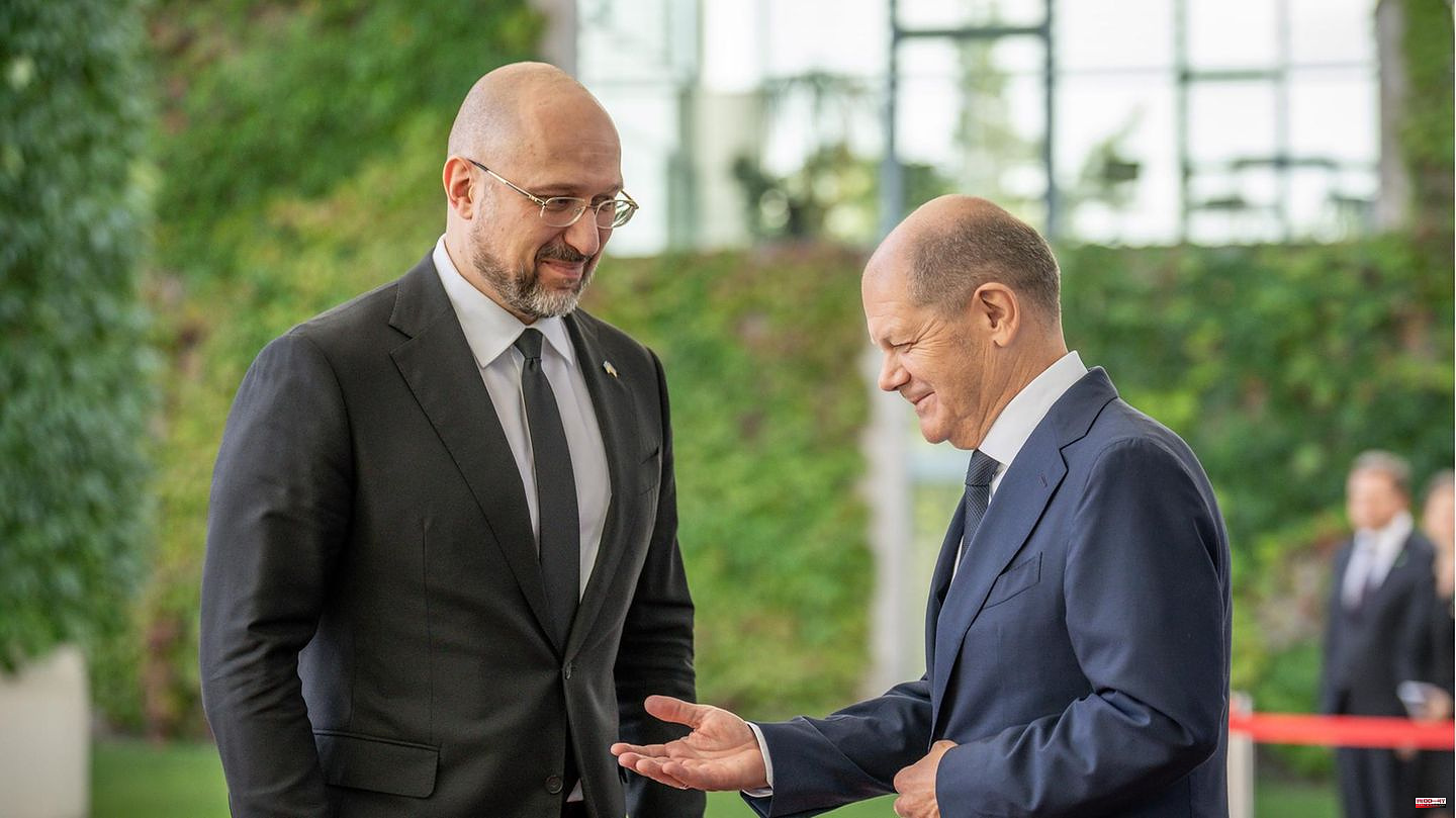 Meeting in Berlin: Ukrainian head of government calls for more heavy weapons from Scholz