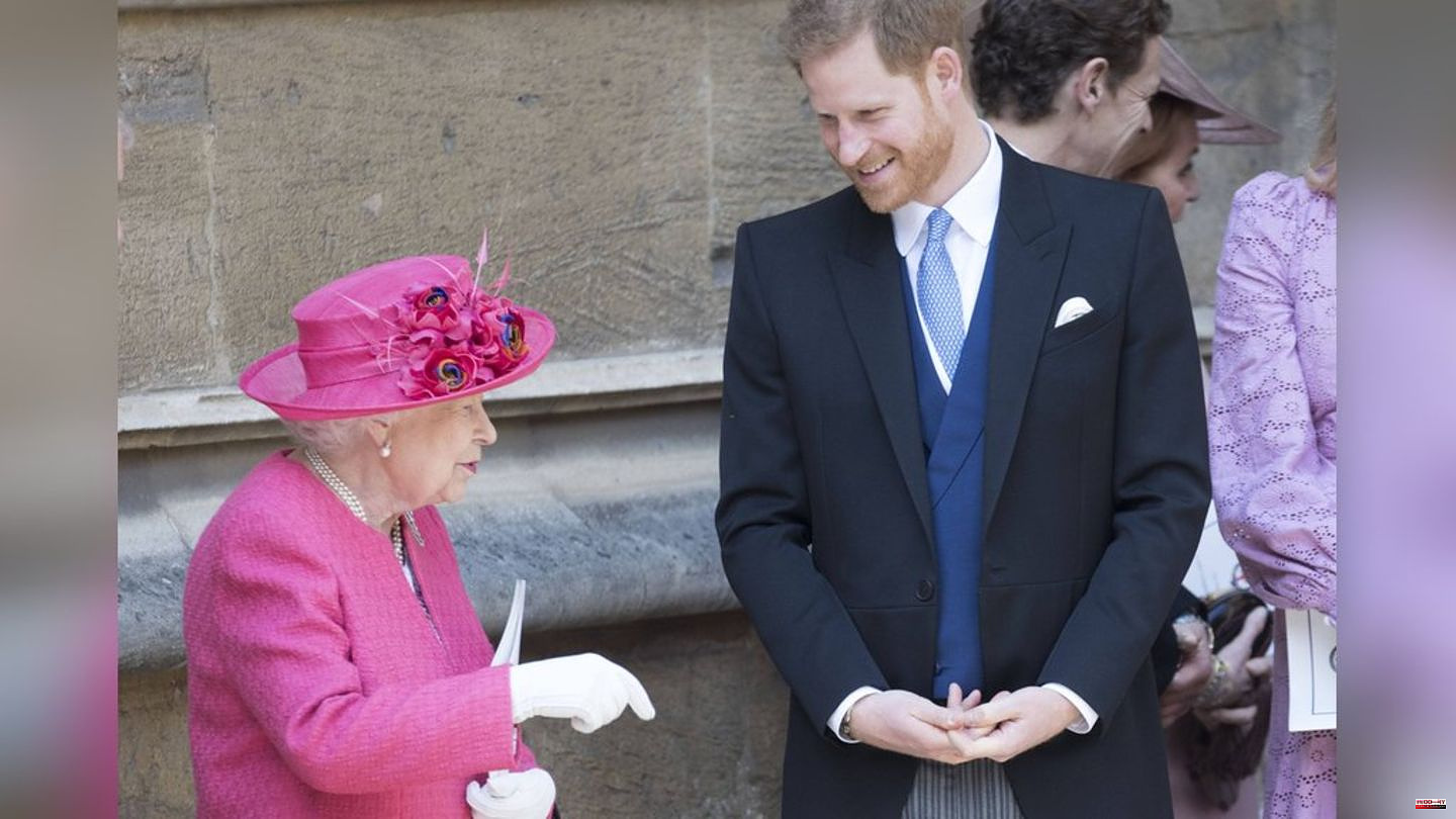 Emotional statement: Prince Harry commemorates his "Granny" Elizabeth