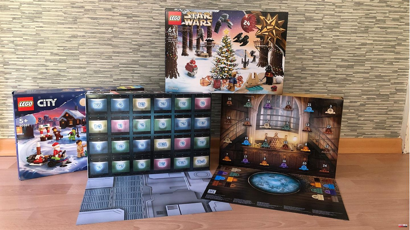 24 surprises: Harry Potter, Star Wars, superheroes: four Lego advent calendars in the star check