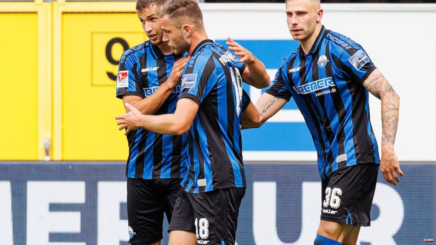2nd division: Paderborn first - HSV defeated KSC and second for the time being