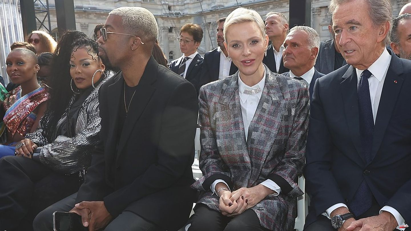 Princess Charlène and Janet Jackson: Together at the Louis Vuitton show