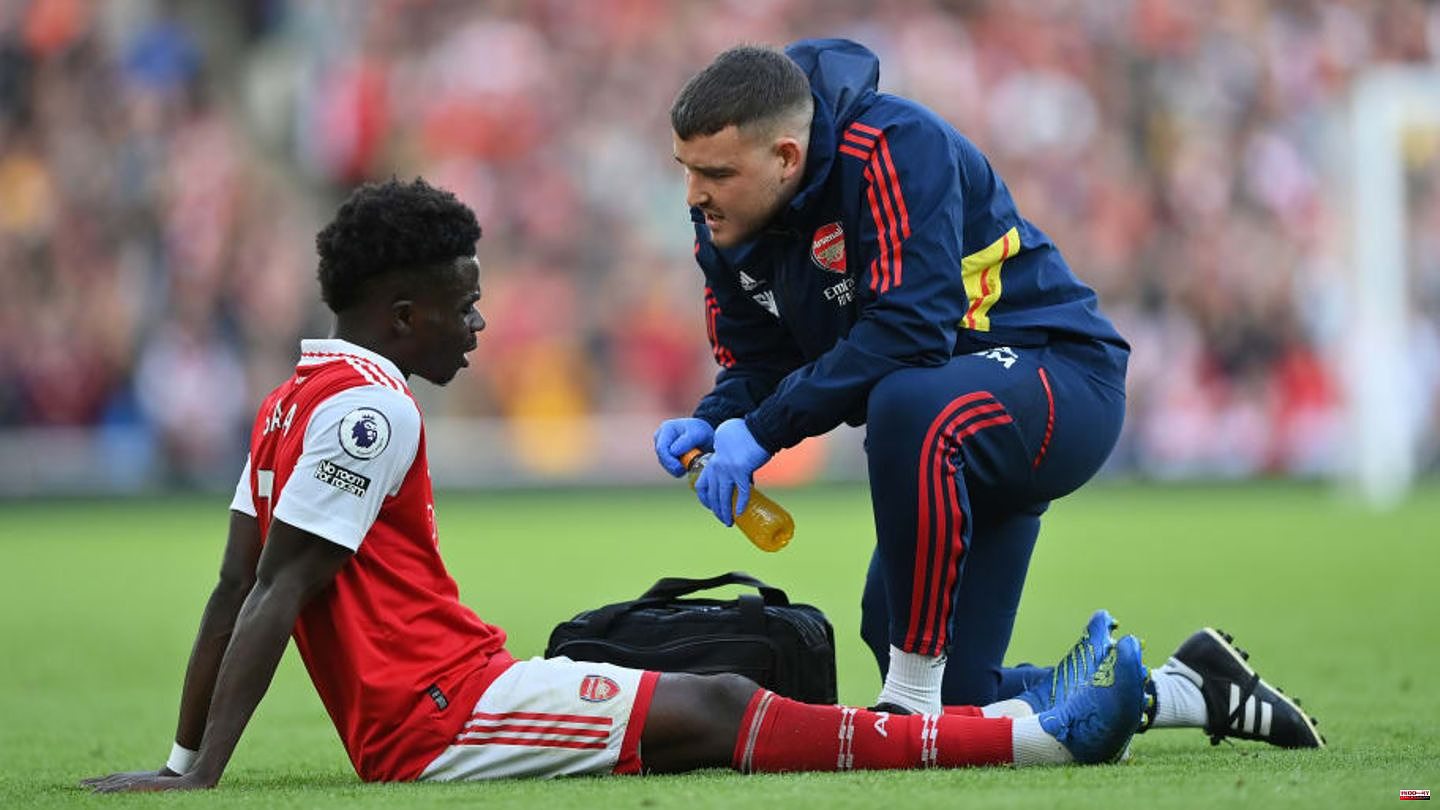 Concerns about World Cup hope: Saka injured at Arsenal gala