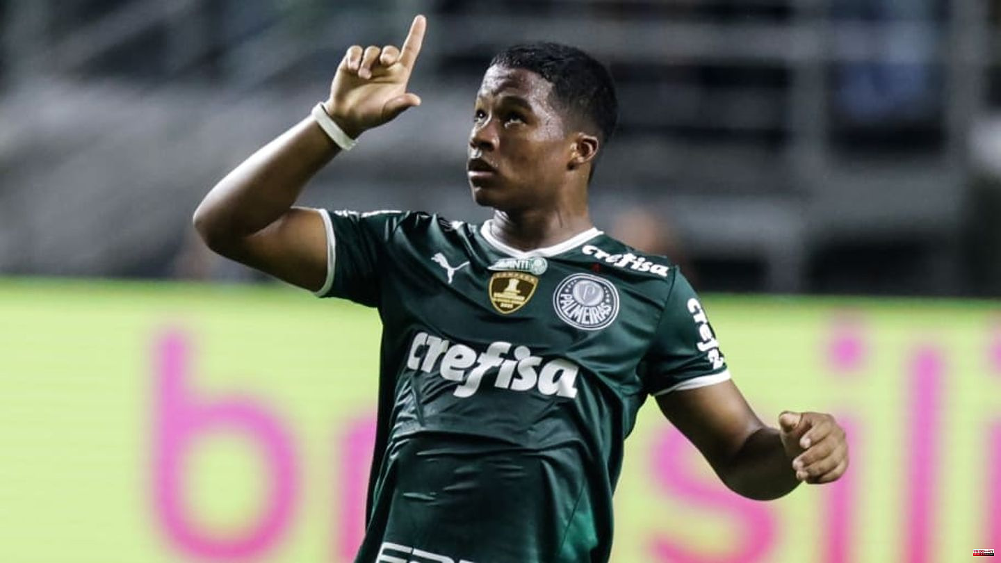 Top talent Endrick makes history at Palmeiras - Real Madrid on site