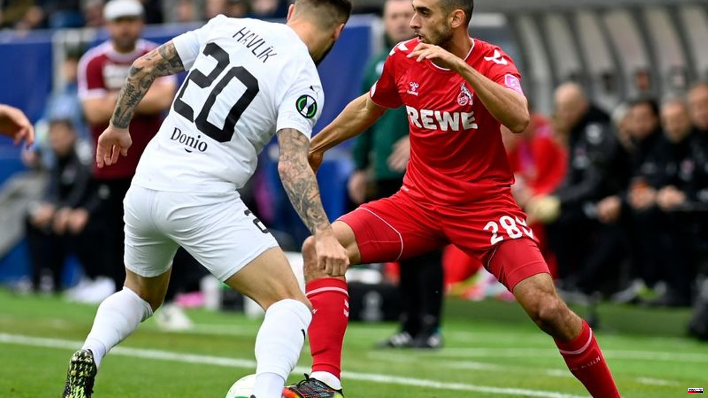 Conference League: 1. FC Köln wins in detention at Slovacko