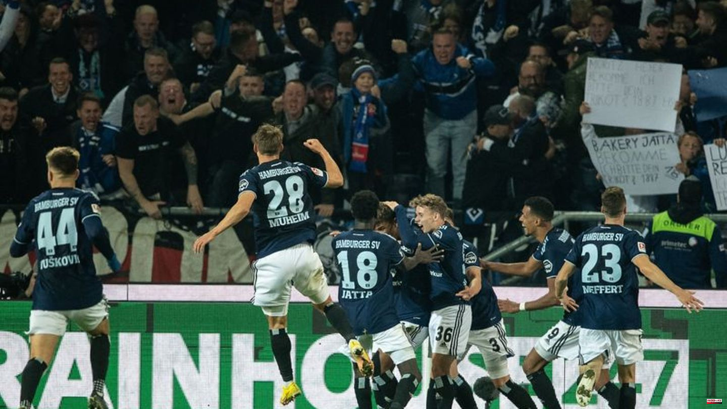 2nd league: HSV remains leaders: Victory in the top game in Hanover