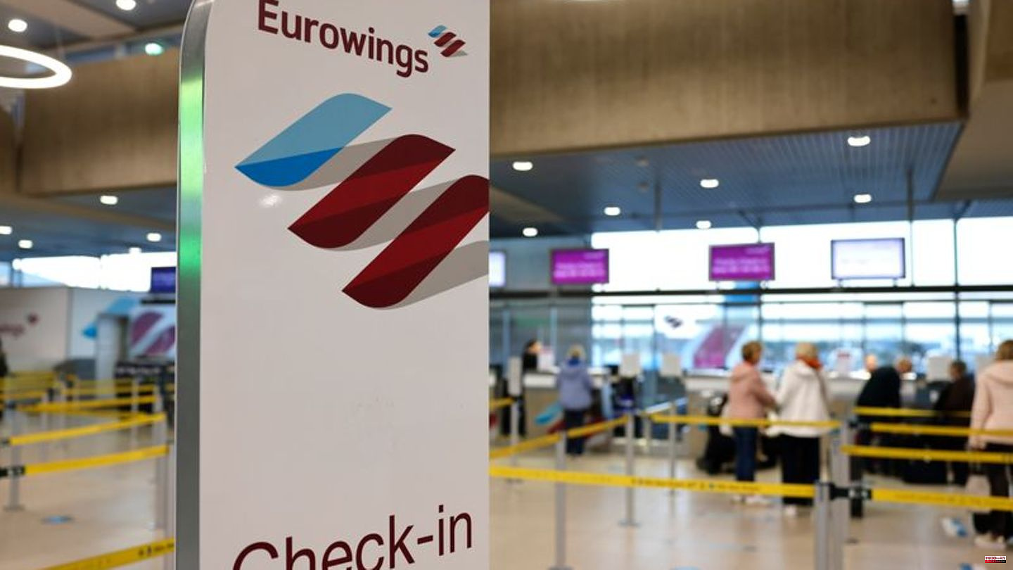 Air traffic: Strike at Eurowings: Almost half of the flights are said to be cancelled