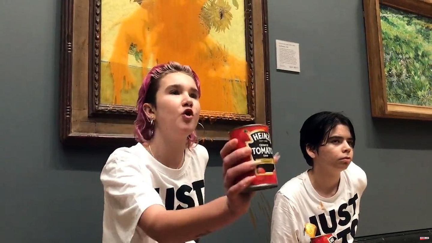 "Sunflowers" in London: Is that still a protest, or just stupid? Environmental activists pour tomato soup on world-famous Van Gogh painting