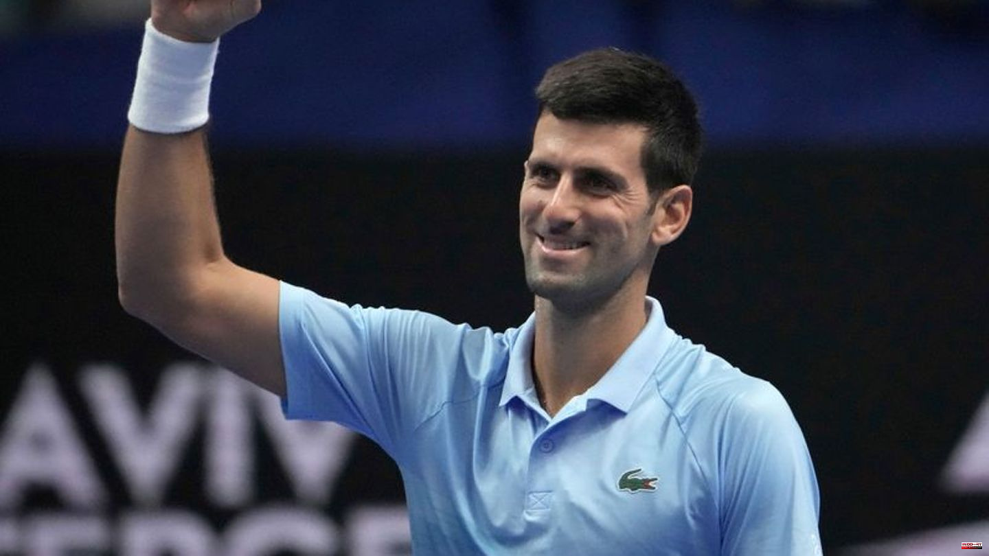 Tennis: Final success against Cilic: Djokovic wins in Tel Aviv