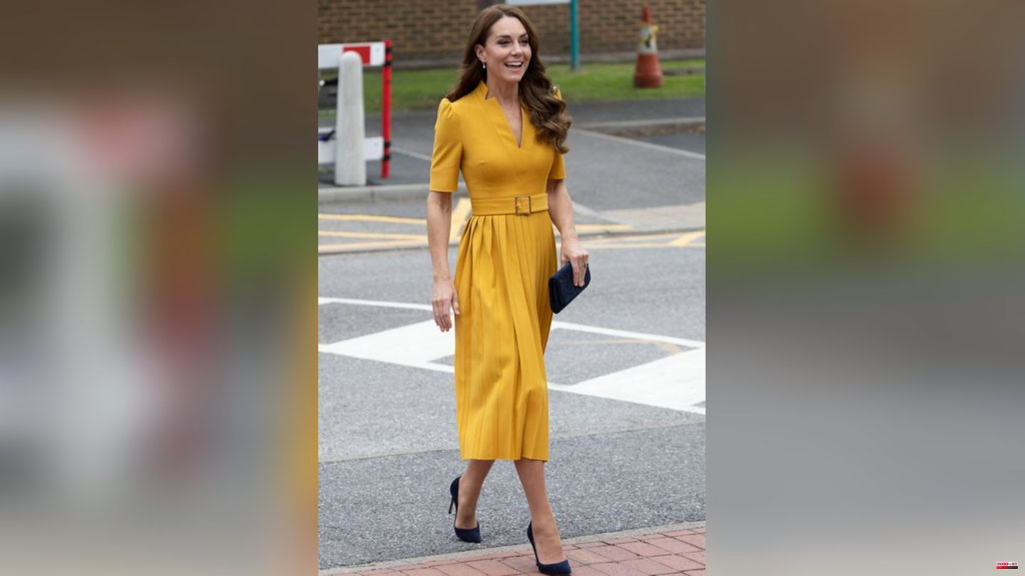 Princess Kate: In a sunny outfit in the maternity ward