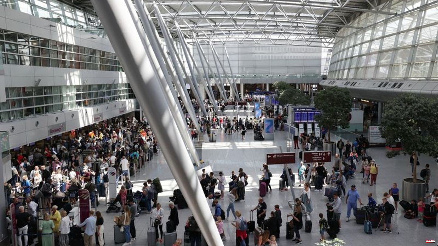 Air traffic: Holiday start: Longer waiting times at Düsseldorf Airport