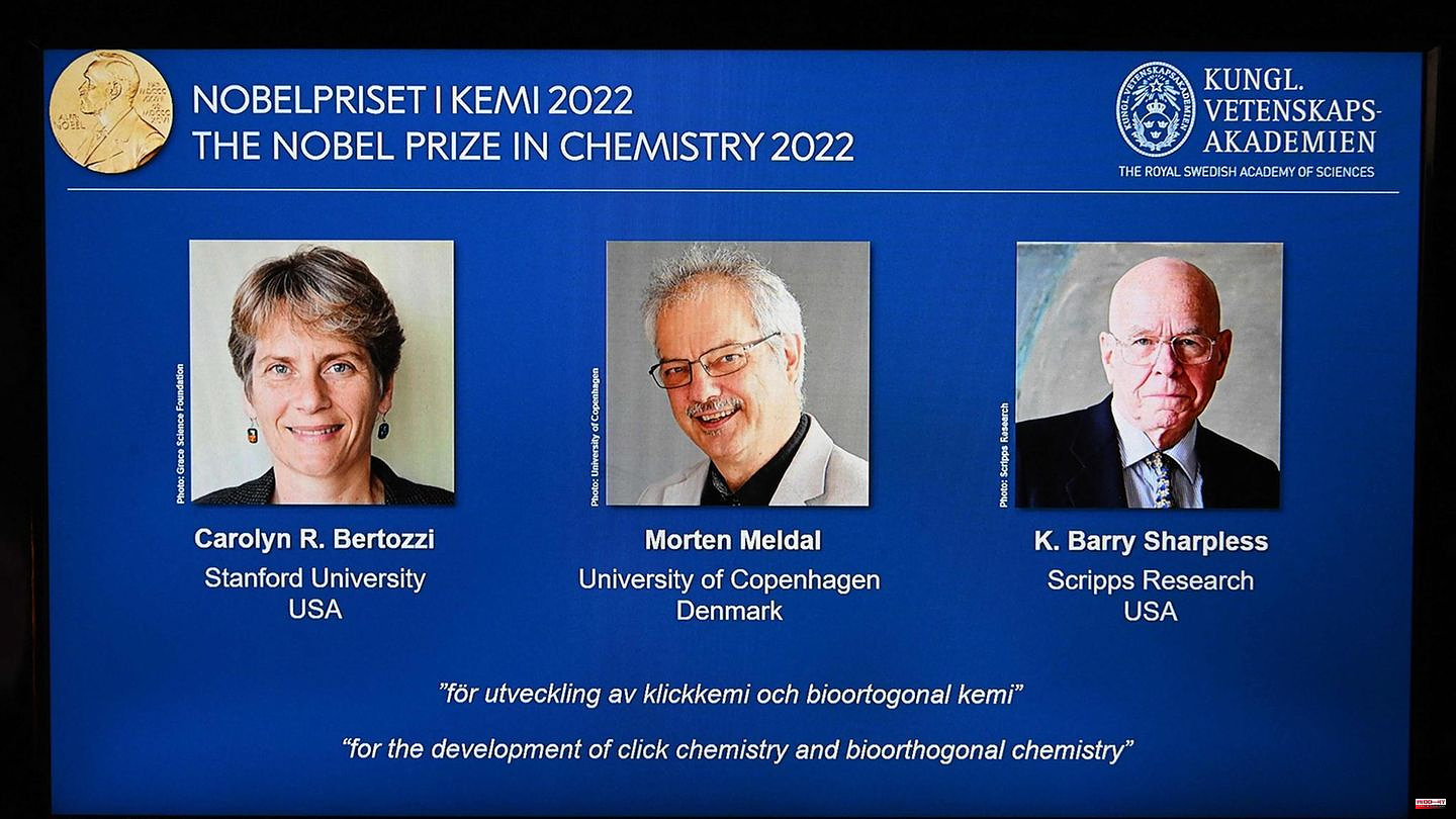 Award 2022: Nobel Prize in Chemistry goes to three molecular researchers from the USA and Denmark
