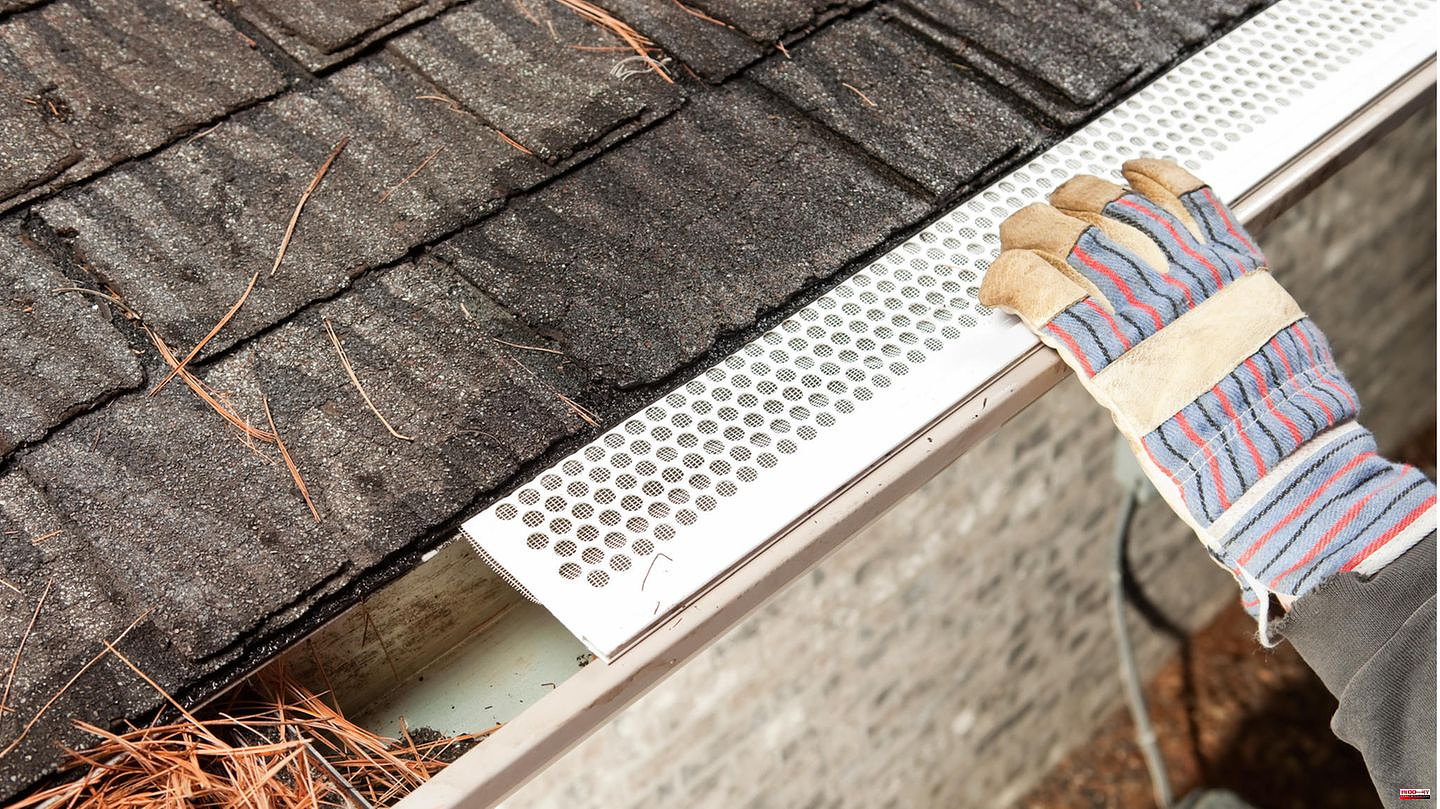 Quick help: leaf protection for gutters: these simple solutions exist
