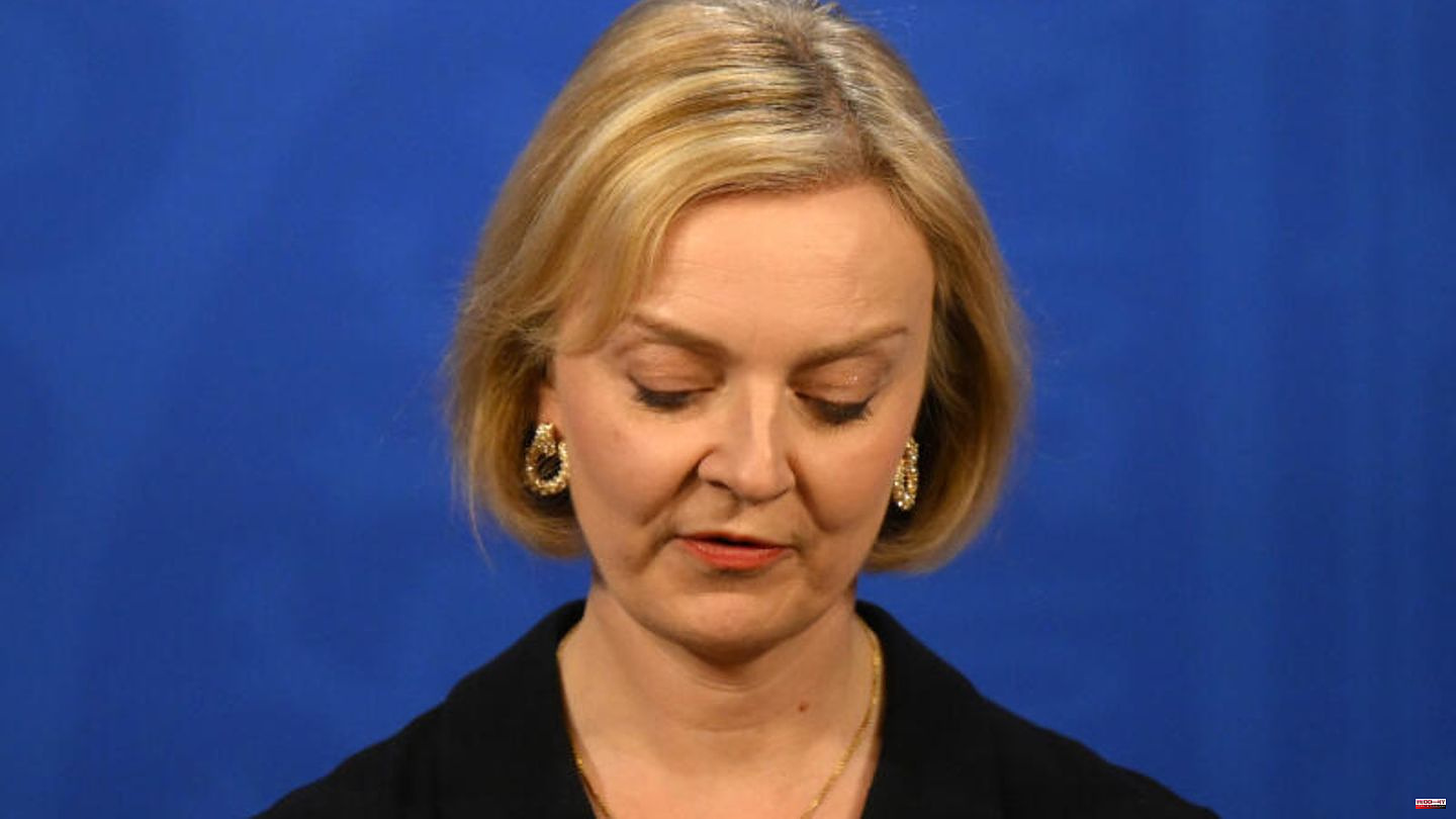 A crushing defeat: Prime Minister Liz Truss's government is at an end - and with it the illusion of Brexit