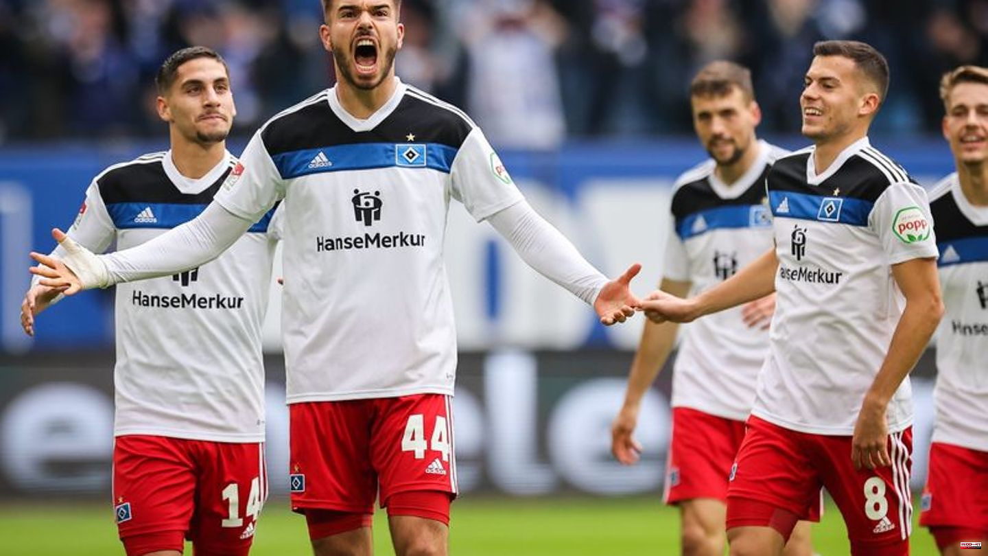 2nd league: HSV stays tuned to Darmstadt - home bankruptcy for Nuremberg