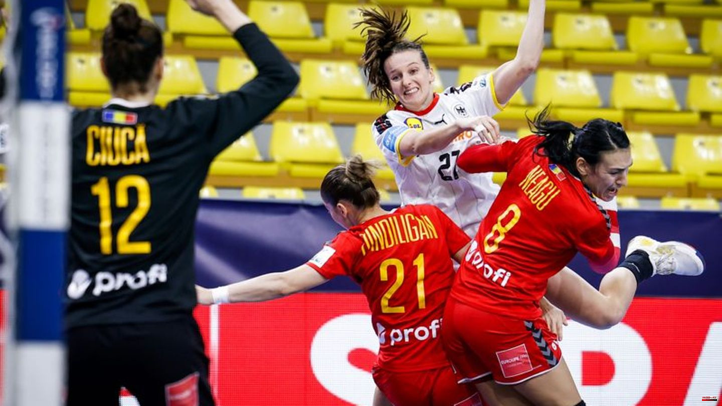 European Championship: Off for DHB women: victory against Romania is not enough