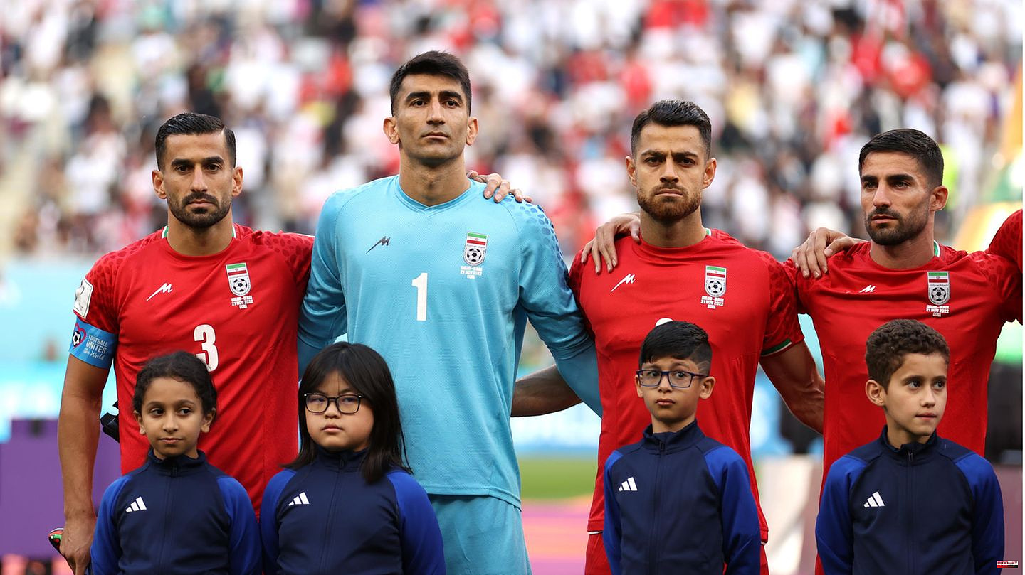 Qatar 2022: In protest: Iran's players are silent during the national anthem