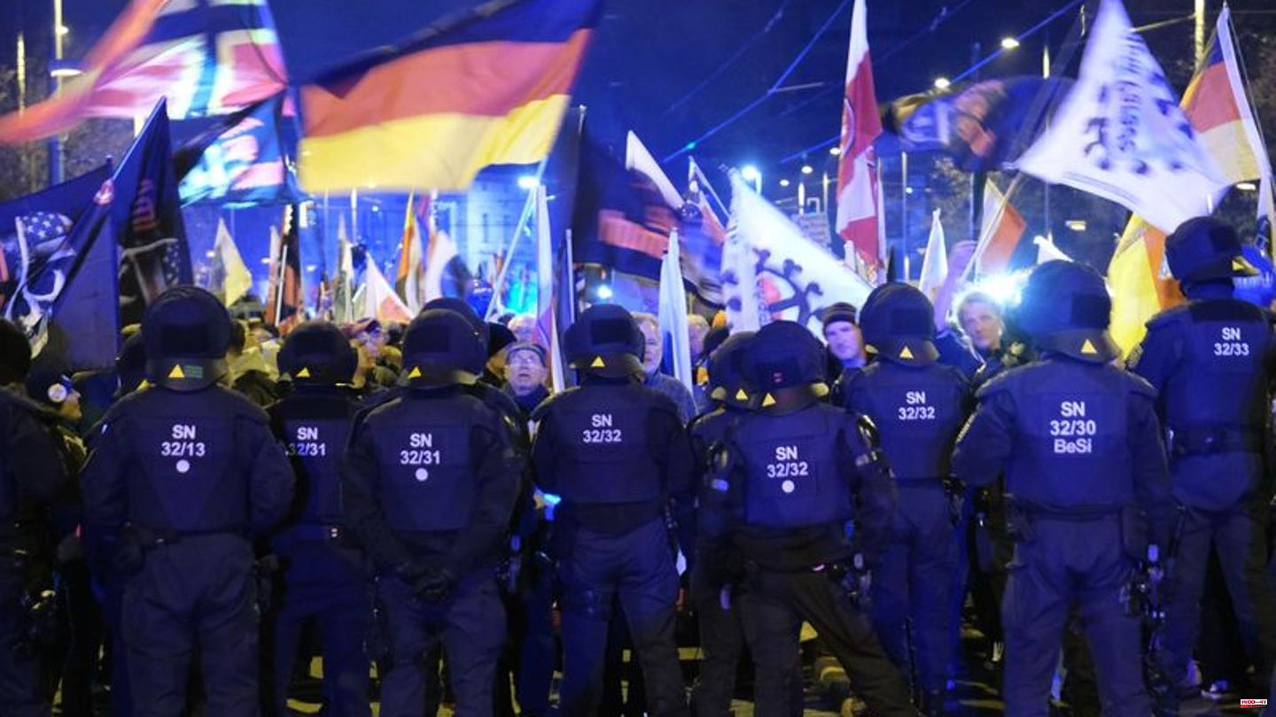 Demonstrations: right-wing rally meets strong counter-protest in Leipzig