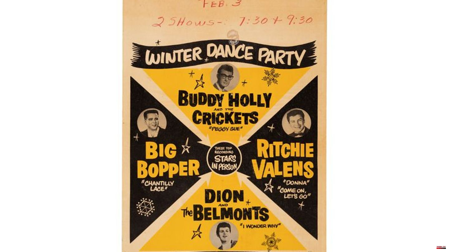 Auctions: Buddy Holly concert poster sold for $447,000