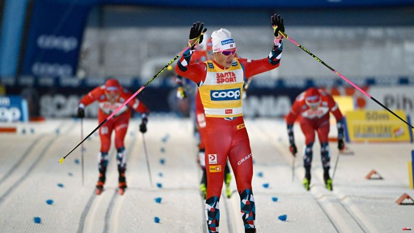 Race in Finland: cross-country skier Klaebo wins at the start of the World Cup