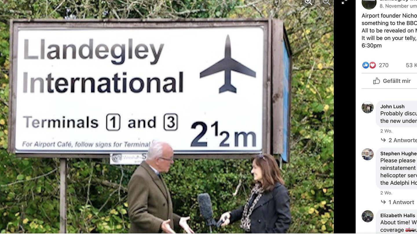 Around £25,000 spent: Expensive hoax: Man pays 20 years for signage at fictional airport in Wales