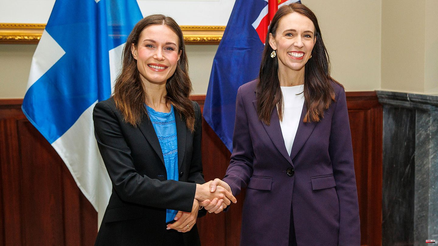Weird question: Sanna Marin visits Jacinda Ardern - because both are women and young? You clearly counter