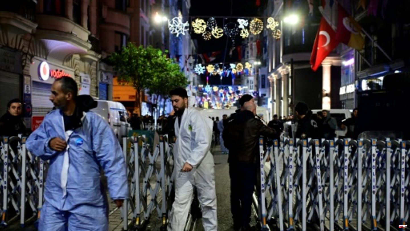 Six dead and dozens injured in attack in central Istanbul