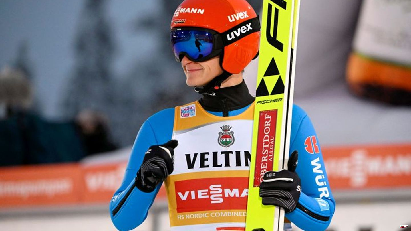 Nordic skiing: Only Riiber better: Combined Schmid comes second