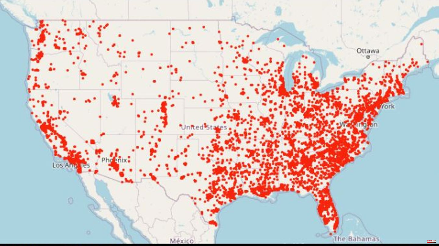 Gun Violence Archive: Fatalities in supermarket shooting – Maps show extent of gun violence in the USA
