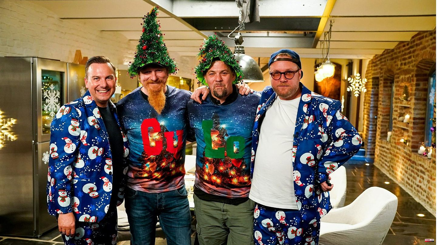 With Raue, Maurer and Strohe: Tim Mälzer bares his teeth at his favorite enemies in the Christmas edition of "Kitchen Impossible".