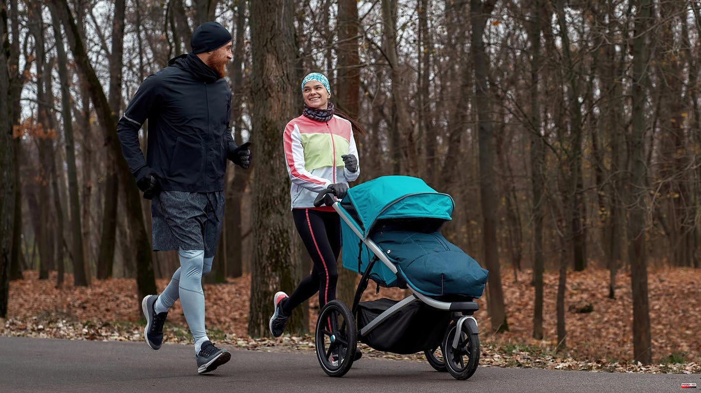 No more cold feet: Winter footmuff for prams: This is how the trip outdoors is cuddly