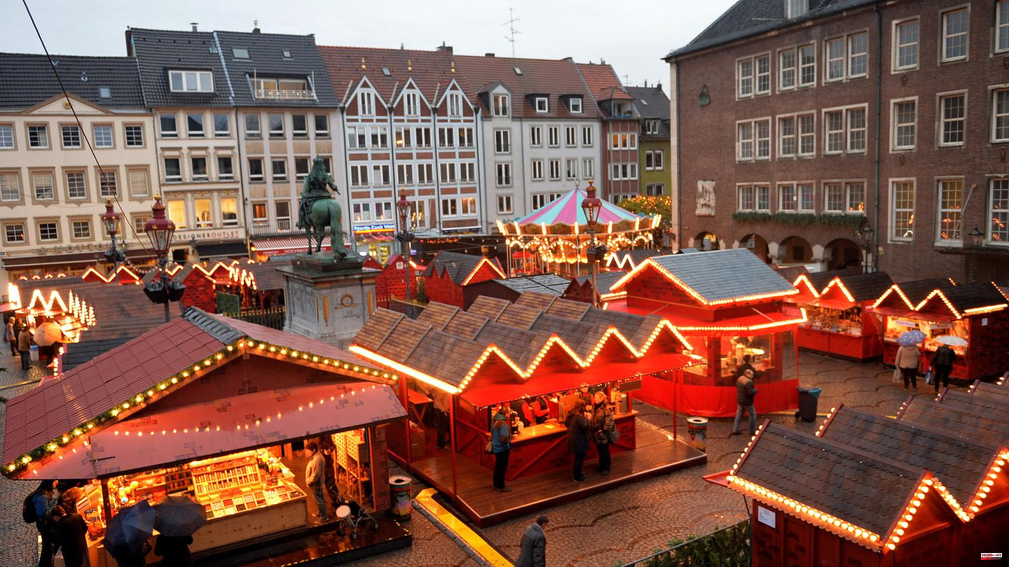 Large-scale operation: "Abstract threat": Police clear Christmas markets in Düsseldorf