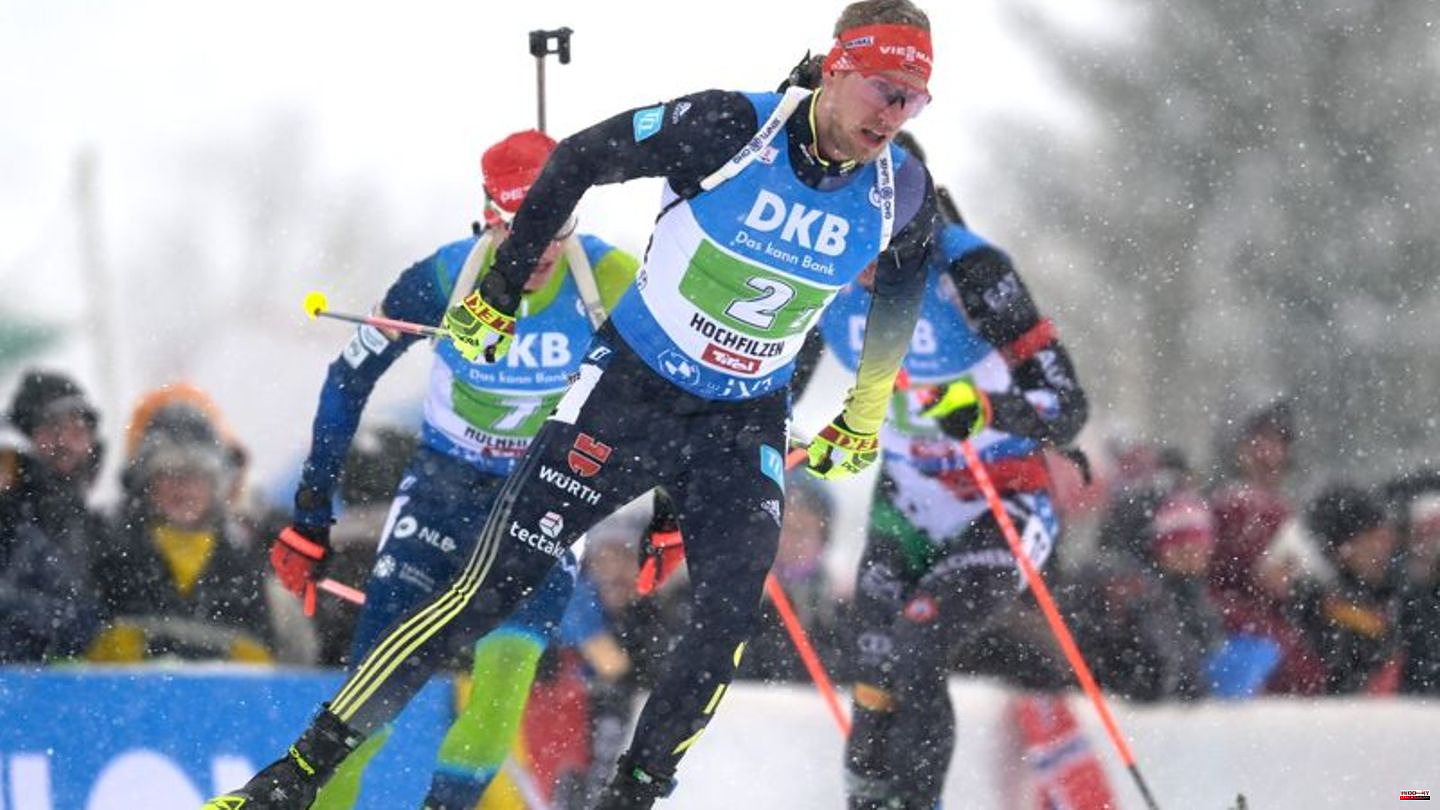 Winter sports: Biathlon relay at the World Cup in Hochfilzen in third place