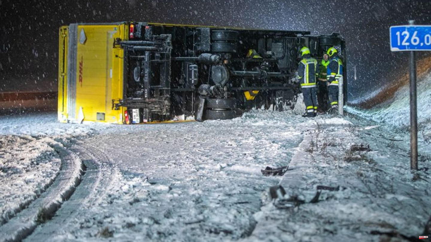 Accidents: Truck overturns: A8 completely closed in Upper Bavaria
