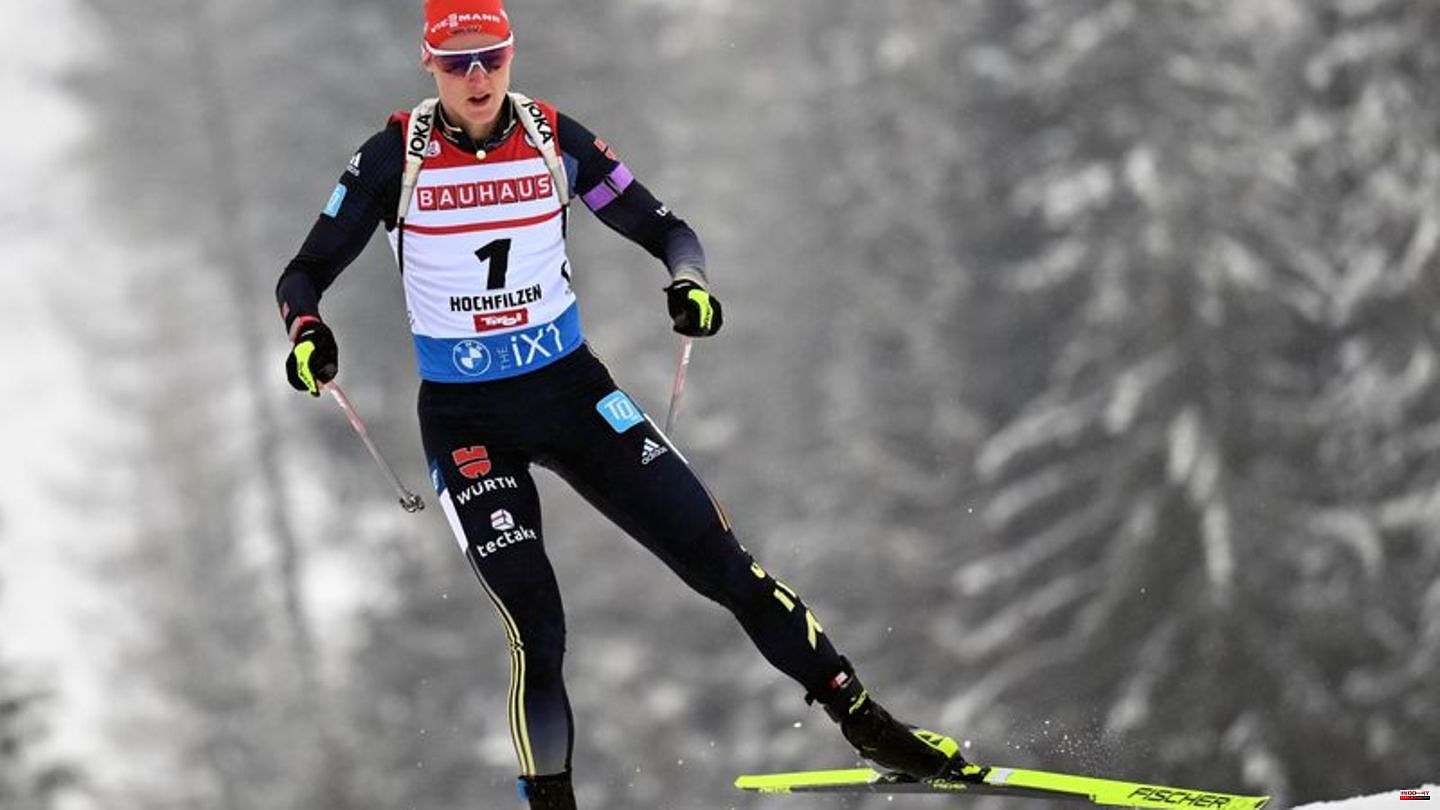 Biathlon: Herrmann-Wick in Austria fifth in the pursuit