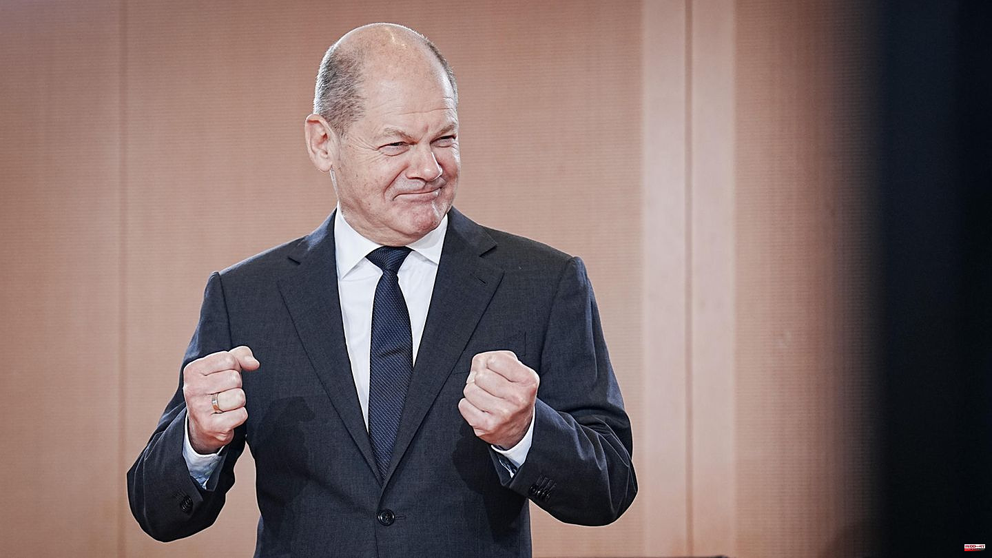 Olaf Scholz a year in office: the chancellor on the day of his one-year anniversary: ​​decidedly dry and bittersweet