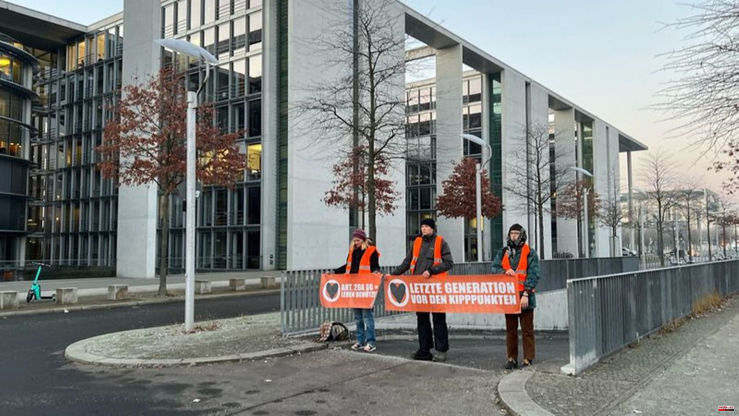 Bundestag: Blockade: "Last generation" confronted MPs