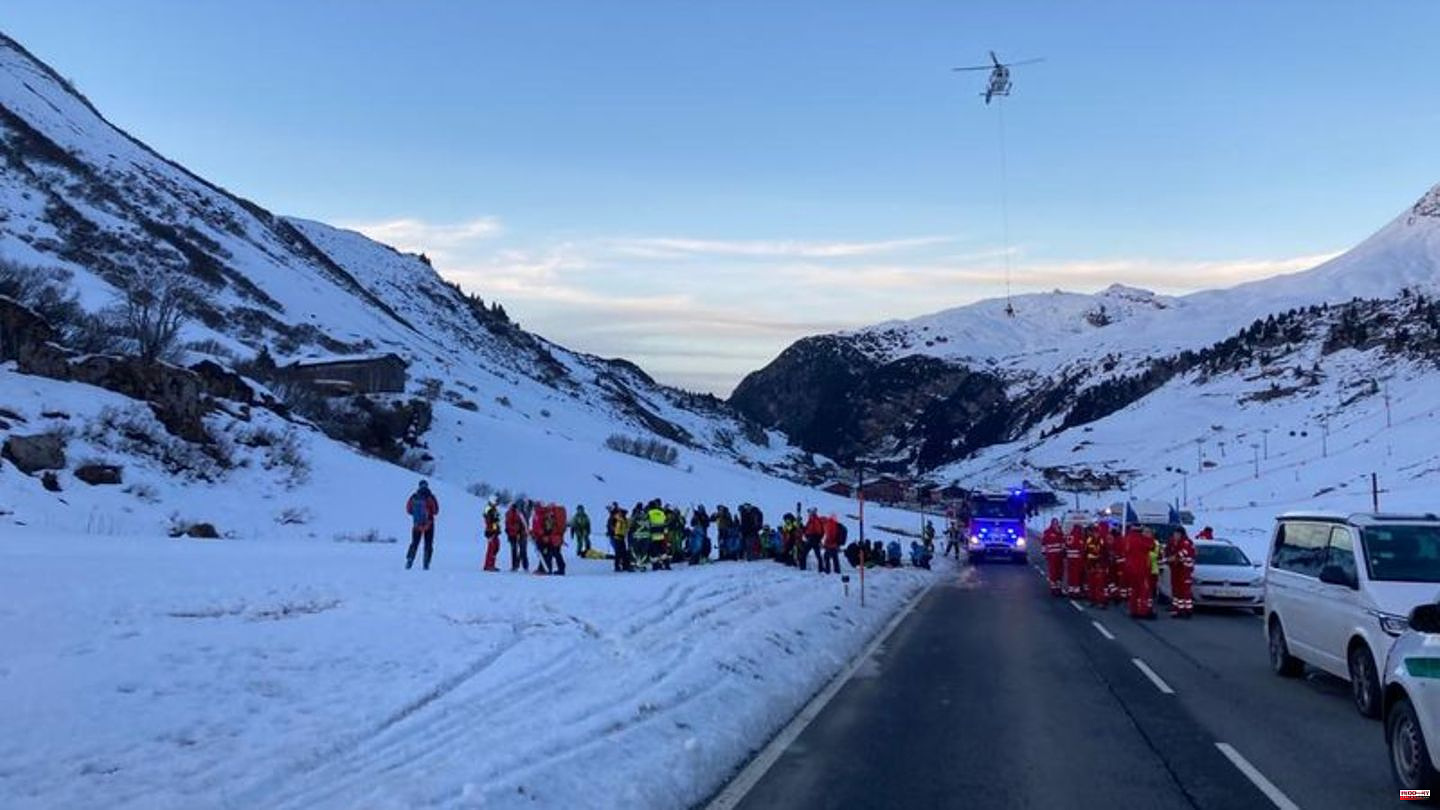 Austria: avalanche on the Arlberg: but fewer buried people suspected