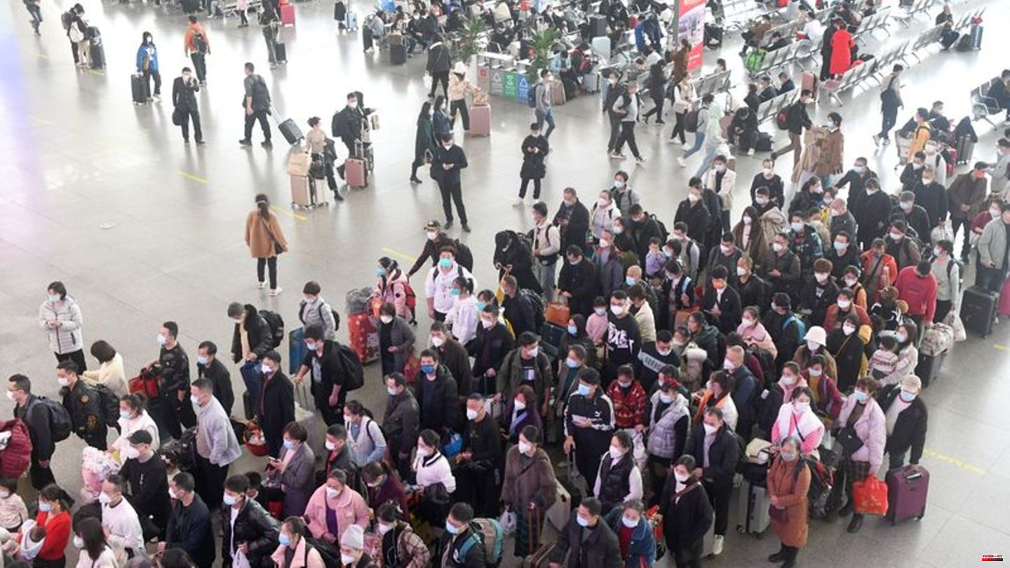 Corona pandemic: First stream of visitors in China after the end of zero Covid