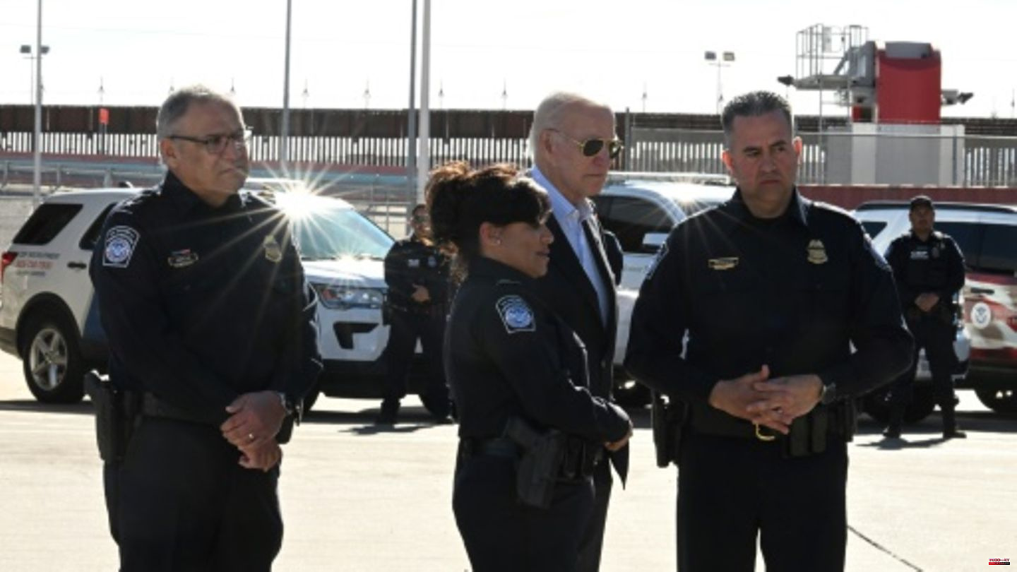 Biden visits border with Mexico for first time since taking office
