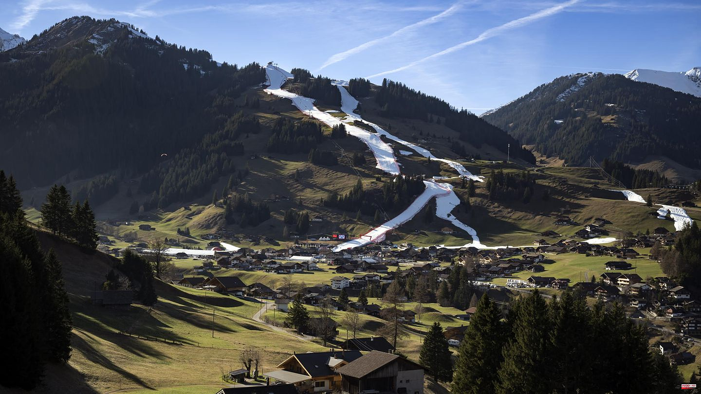 Giant slalom in Adelboden: ski races in Switzerland take place despite green meadows - thanks to 500 kilograms of salt