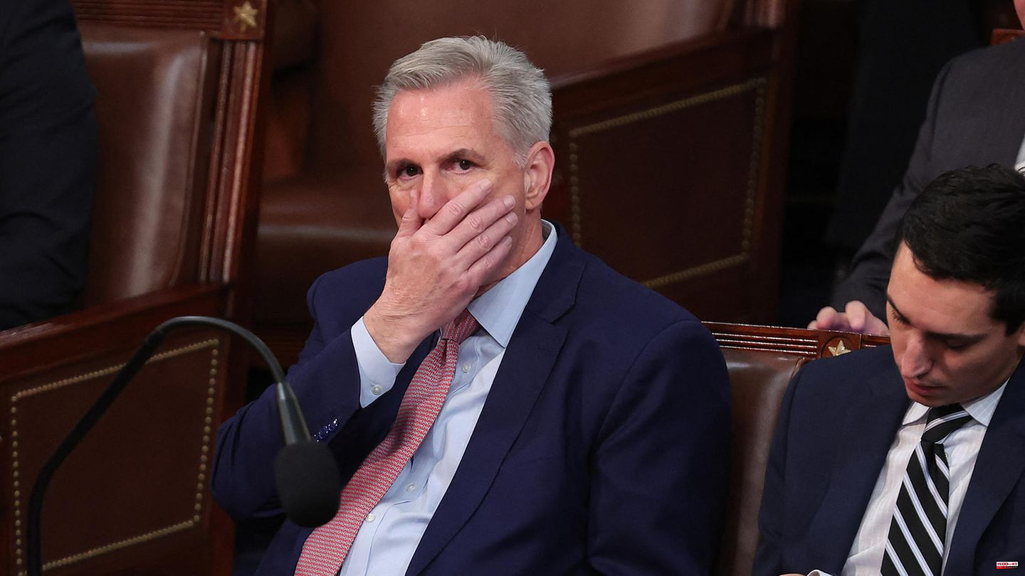 Historic defeat: Chief post in Congress: McCarthy again without a majority at the second attempt