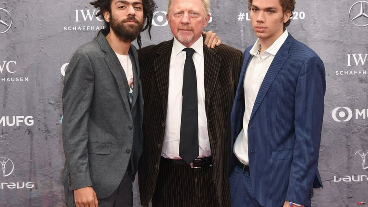 People: Boris Becker's sons are relieved