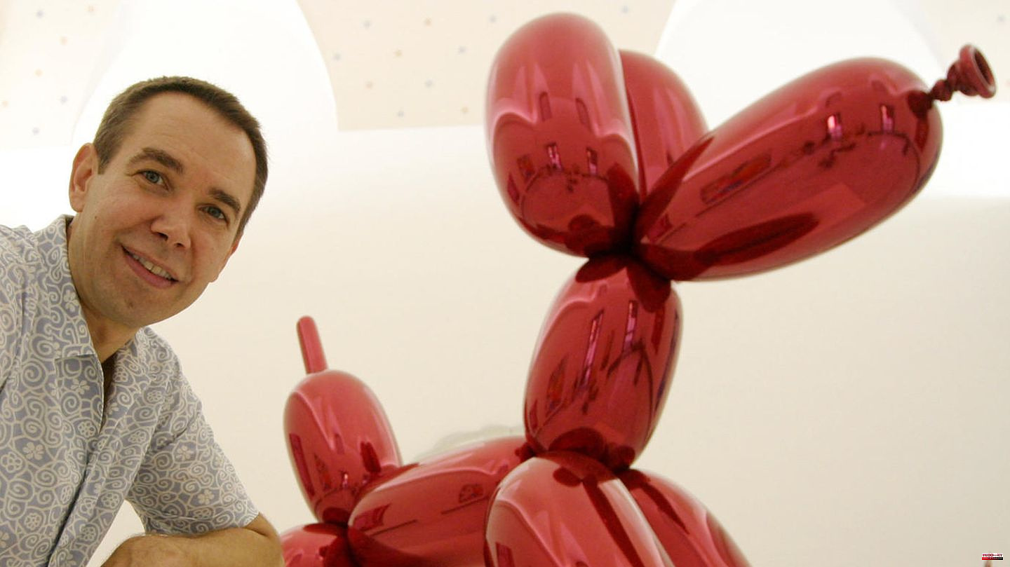 Jeff Koons: Collector pushes valuable sculpture over at art fair - 40,000 euros damage
