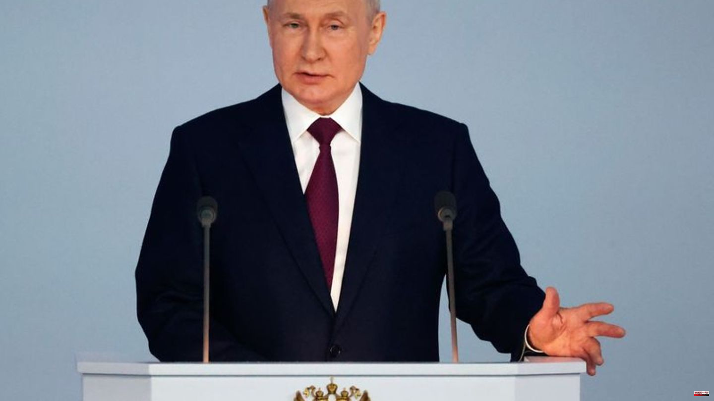 Ukraine war: Putin lets himself be applauded as the protector of Russia