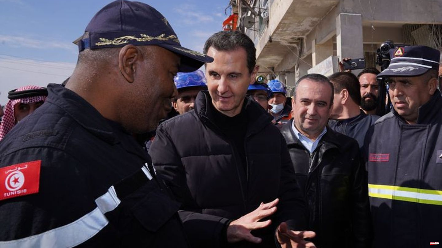 Visit to Oman: Some stage for Assad: Syria's President after the earthquake