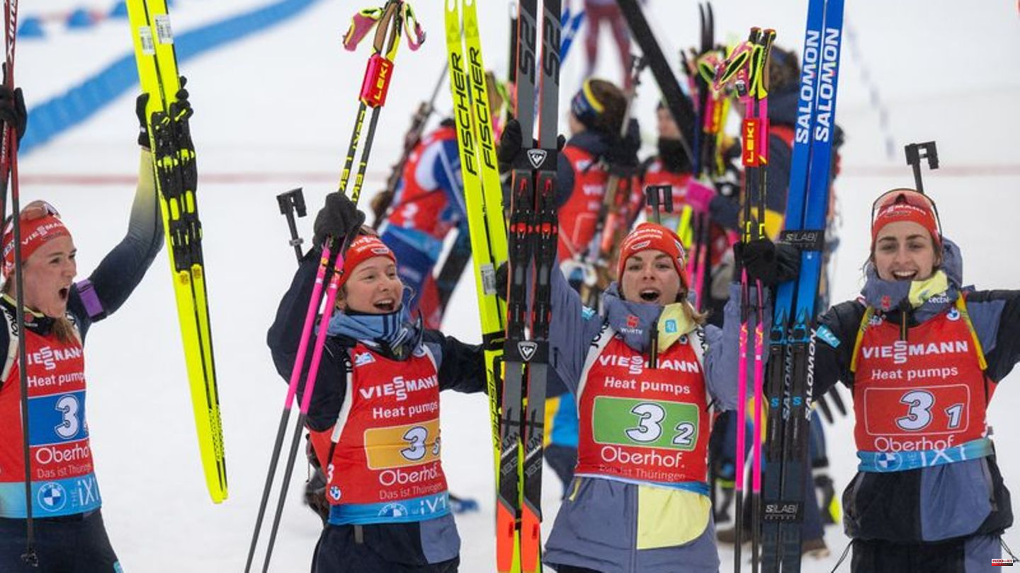 Home World Championships in Oberhof: women celebrate relay medal for "Biathlon Germany"