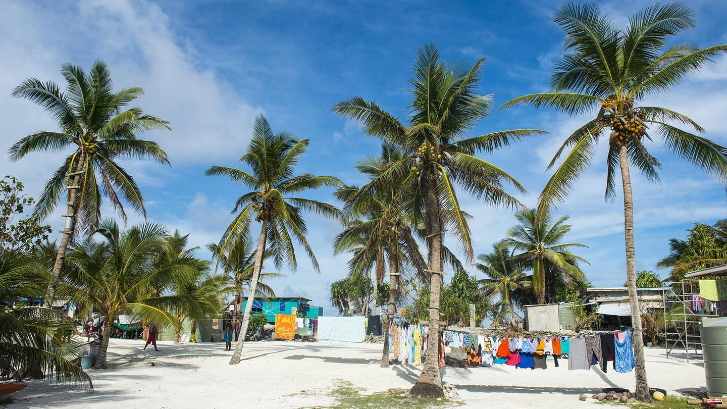 Threatened by climate change: dream beaches, but hardly any tourists: Tuvalu is the least visited country in the world