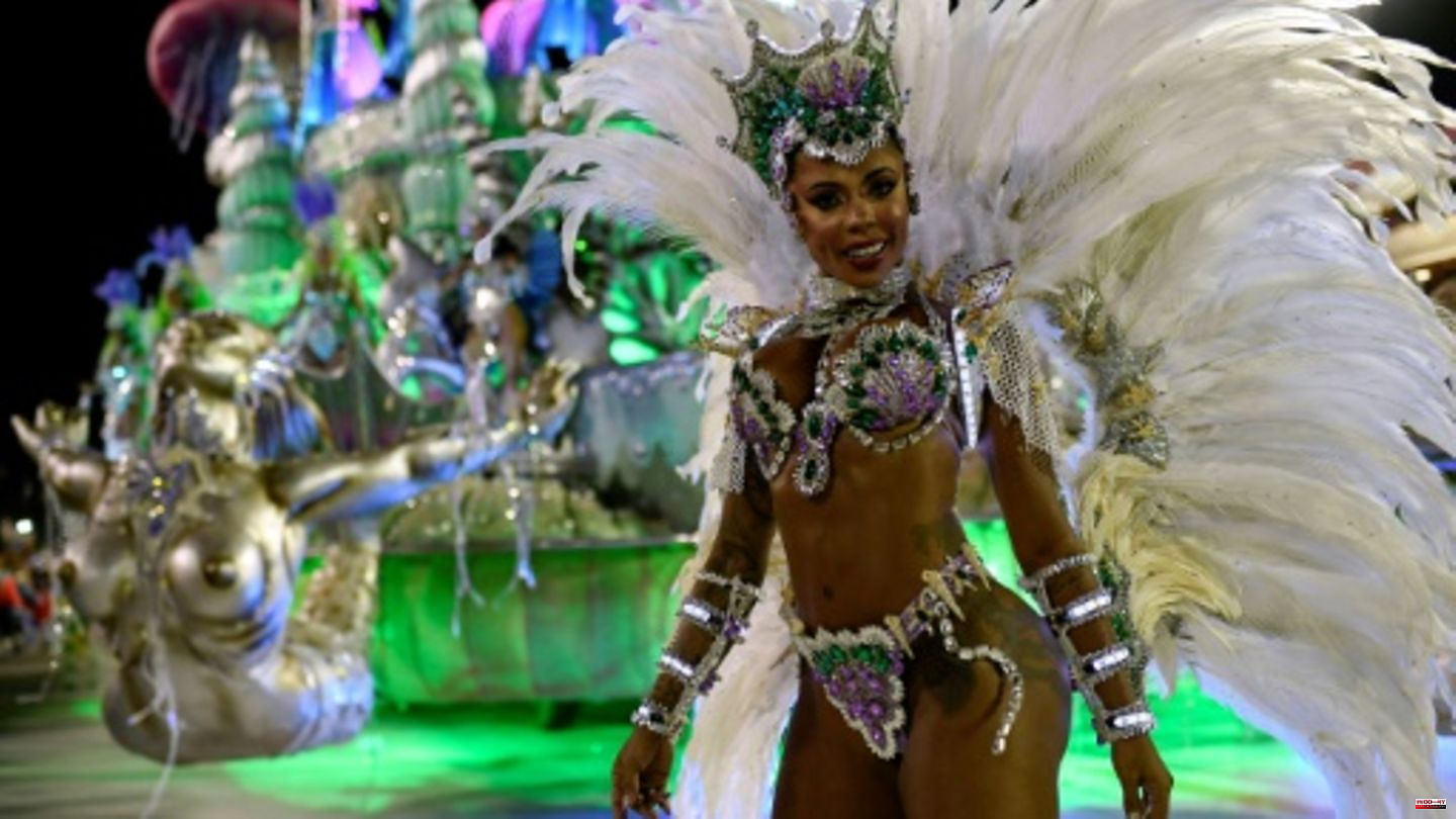 The highlight of the Rio Carnival begins with the parade of samba schools